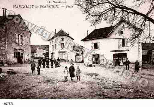 Ville de MARTAILLYLESBRANCION, carte postale ancienne