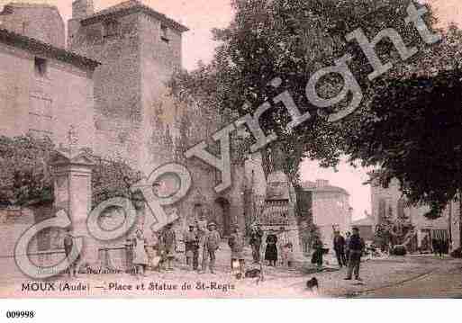 Ville de MOUX, carte postale ancienne