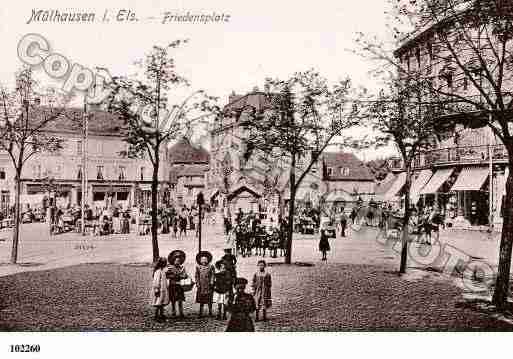 Ville de MULHOUSE, carte postale ancienne