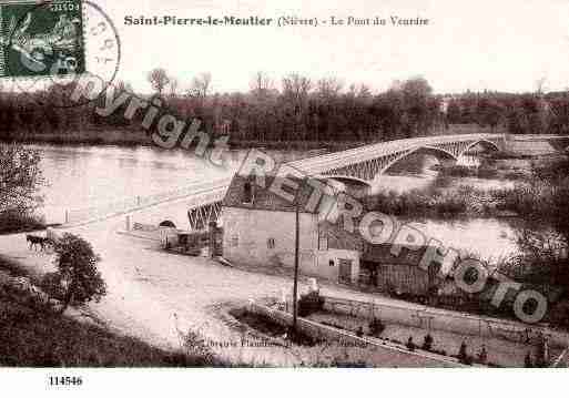 Ville de SAINTPIERRELEMOUTIER, carte postale ancienne