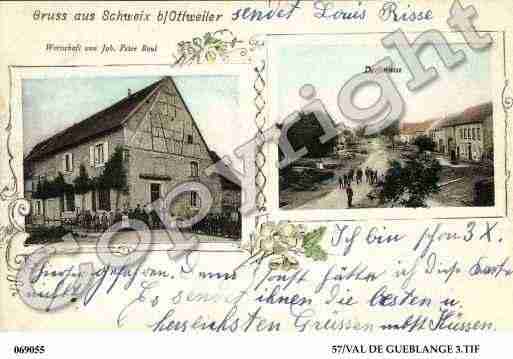 Ville de VALDEGUEBLANGE(LE), carte postale ancienne