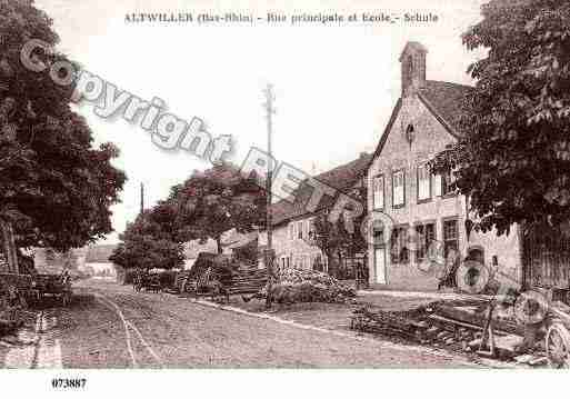 Ville de ALTWILLER, carte postale ancienne