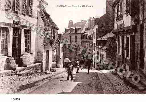 Ville de AURAY, carte postale ancienne