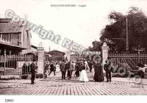 Ville de BOULOGNESURMER, carte postale ancienne