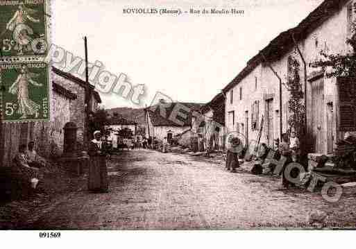 Ville de BOVIOLLES, carte postale ancienne