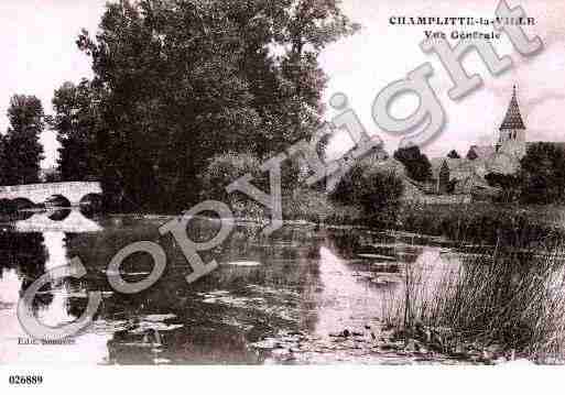 Ville de CHAMPLITTE, carte postale ancienne