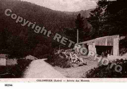 Ville de COLOMBIER, carte postale ancienne