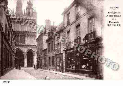 Ville de DIJON, carte postale ancienne