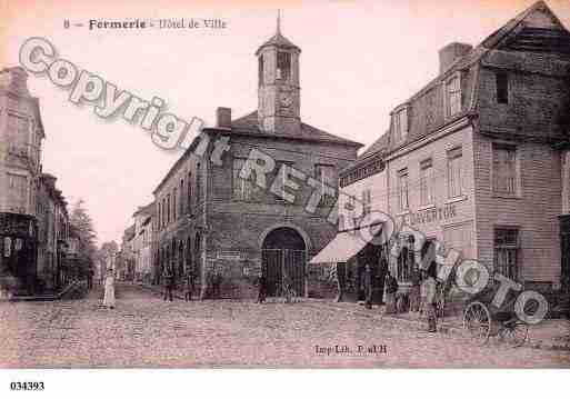 Ville de FORMERIE, carte postale ancienne