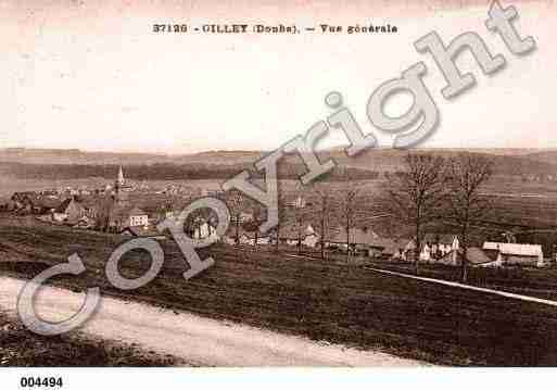 Ville de GILLEY, carte postale ancienne