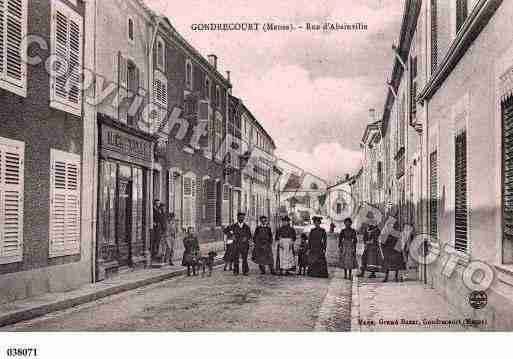 Ville de GONDRECOURTLECHATEAU, carte postale ancienne