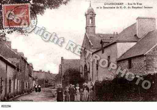 Ville de GRANDCHAMP, carte postale ancienne