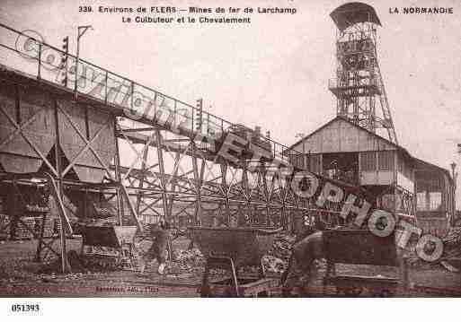 Ville de LARCHAMP, carte postale ancienne