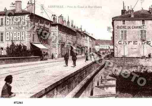 Ville de LUNEVILLE, carte postale ancienne