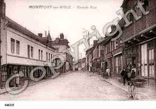 Ville de MONTFORT, carte postale ancienne