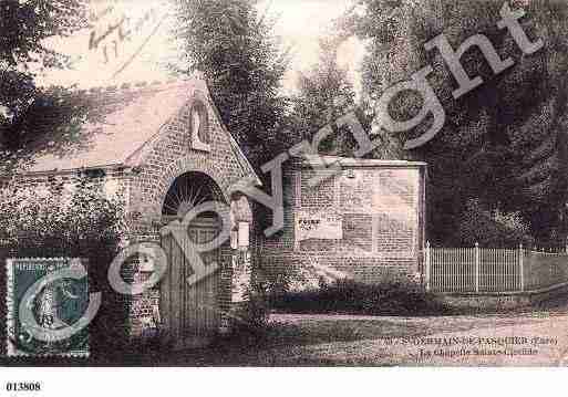 Ville de SAINTGERMAINDEPASQUIER, carte postale ancienne