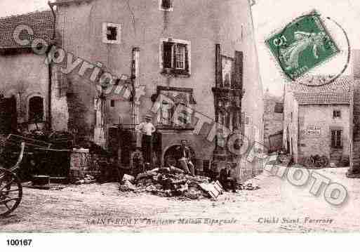 Ville de SAINTREMY, carte postale ancienne