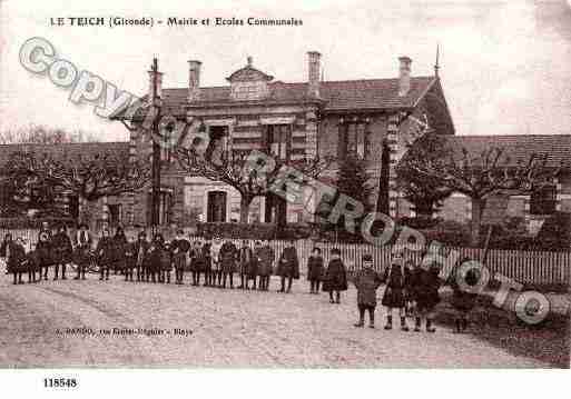 Ville de TEICH(LE), carte postale ancienne