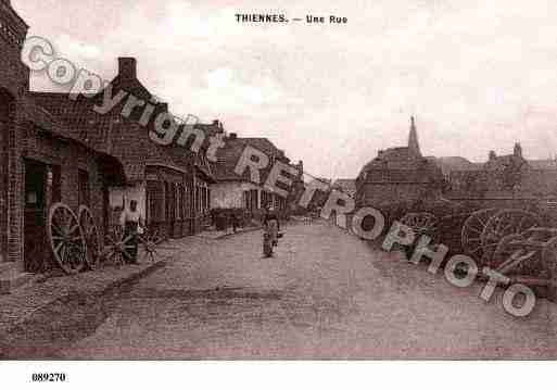 Ville de THIENNES, carte postale ancienne