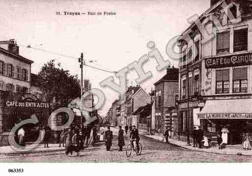 Ville de TROYES, carte postale ancienne