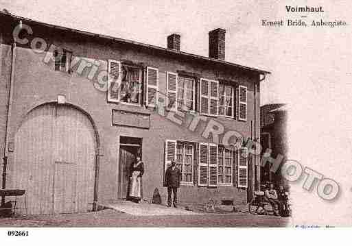 Ville de VOIMHAUT, carte postale ancienne
