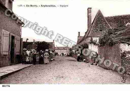 Ville de ARPHEUILLES, carte postale ancienne