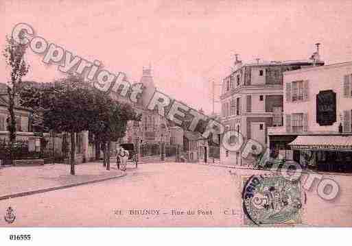 Ville de BRUNOY, carte postale ancienne