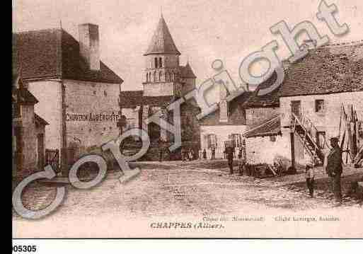 Ville de CHAPPES, carte postale ancienne