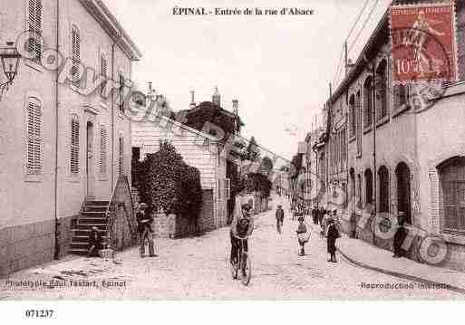 Ville de EPINAL, carte postale ancienne