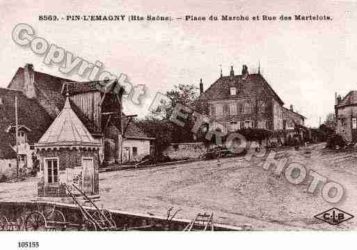 Ville de PIN, carte postale ancienne