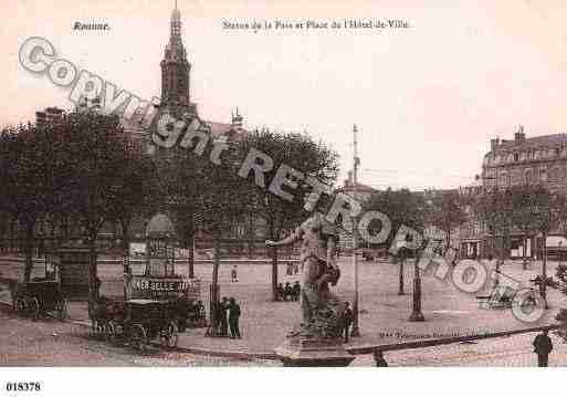 Ville de ROANNE, carte postale ancienne