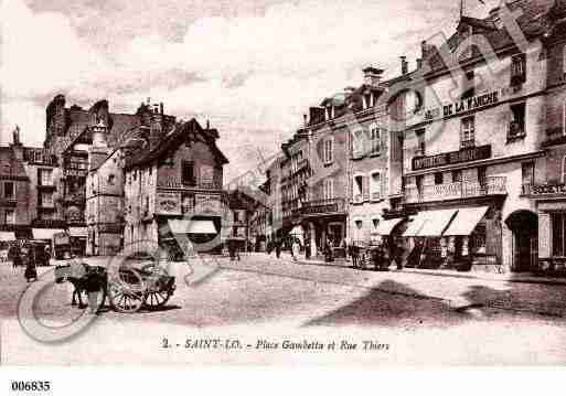 Ville de SAINTLO, carte postale ancienne