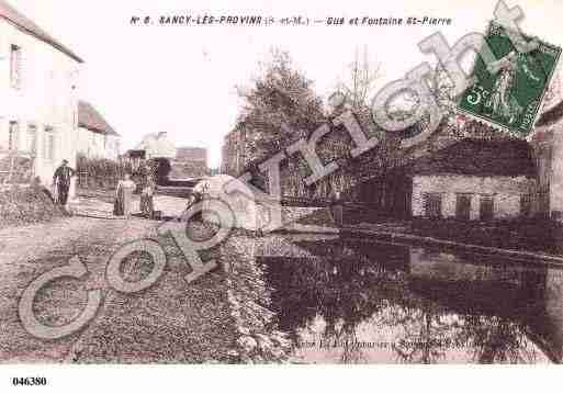 Ville de SANCYLESPROVINS, carte postale ancienne