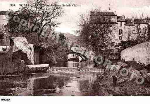 Ville de SOLLIESPONT, carte postale ancienne