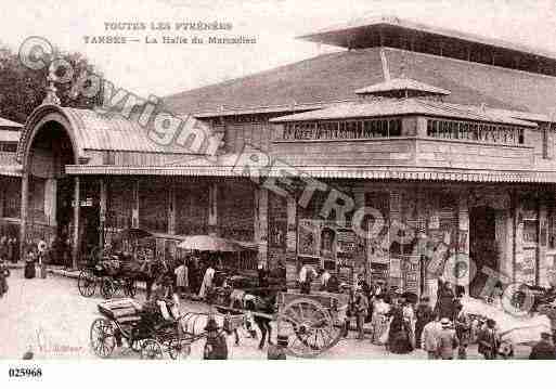 Ville de TARBES, carte postale ancienne