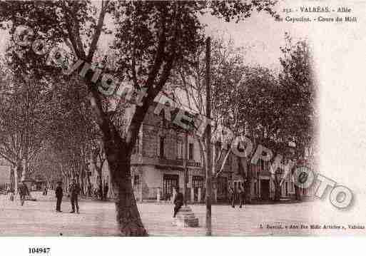 Ville de VALREAS, carte postale ancienne