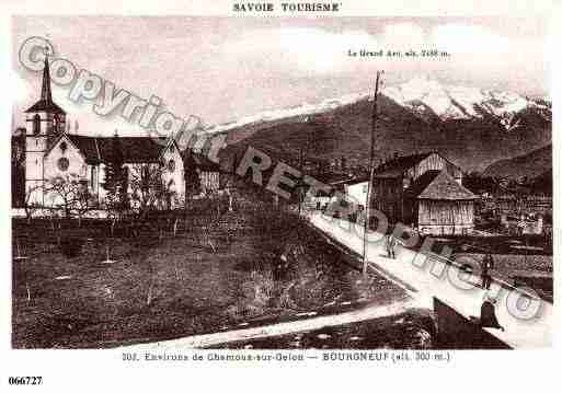 Ville de BOURGNEUF, carte postale ancienne