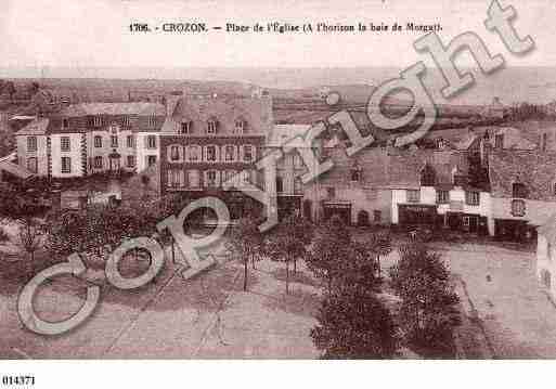 Ville de CROZON, carte postale ancienne