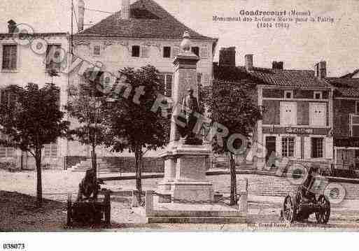 Ville de GONDRECOURTLECHATEAU, carte postale ancienne