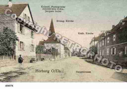 Ville de HORBOURGWIHR, carte postale ancienne