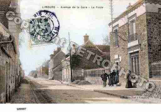 Ville de LIMOURS, carte postale ancienne