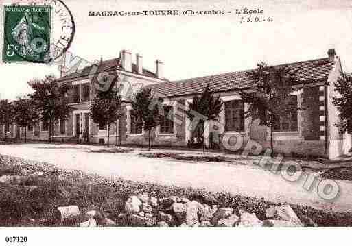 Ville de MAGNACSURTOUVRE, carte postale ancienne