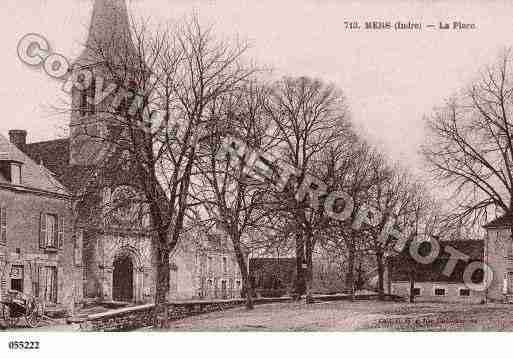 Ville de MERSSURINDRE, carte postale ancienne