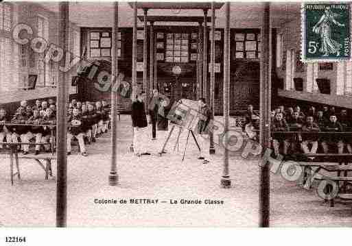 Ville de METTRAY, carte postale ancienne