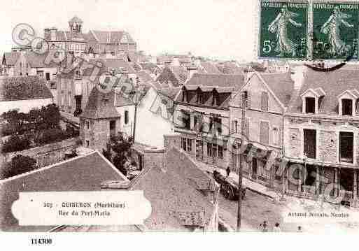 Ville de QUIBERON, carte postale ancienne