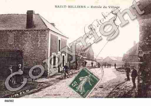 Ville de SAINTHILLIERS, carte postale ancienne