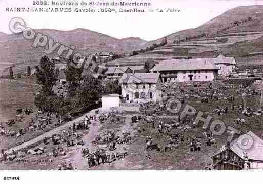 Ville de SAINTJEAND'ARVES, carte postale ancienne