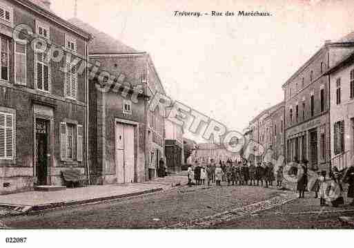 Ville de TREVERAY, carte postale ancienne