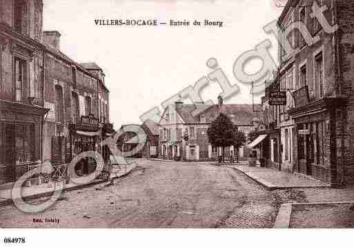 Ville de VILLERSBOCAGE, carte postale ancienne