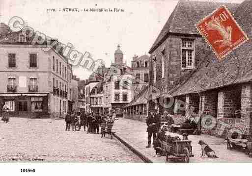 Ville de AURAY, carte postale ancienne